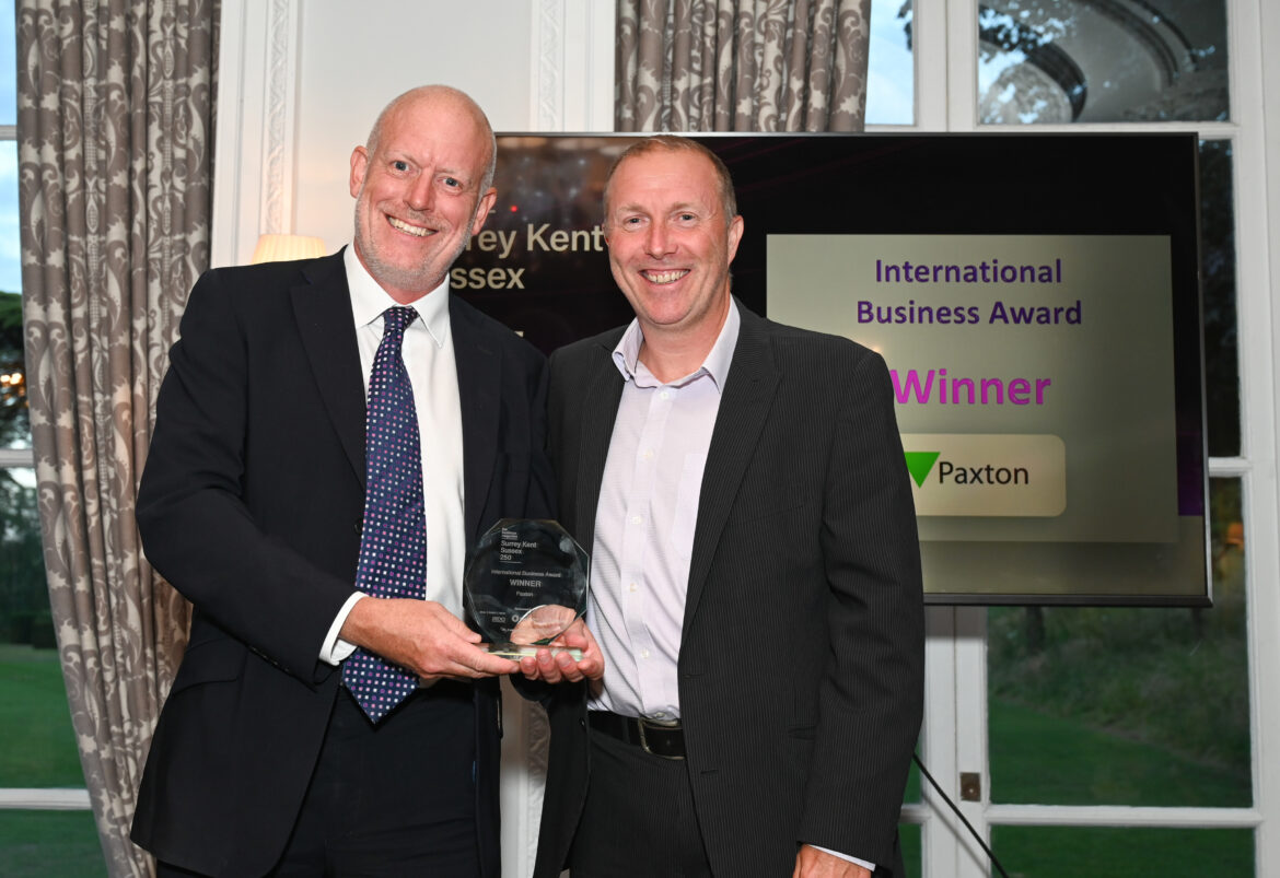 Paxton is awarded with an International Business Award – Benchmark